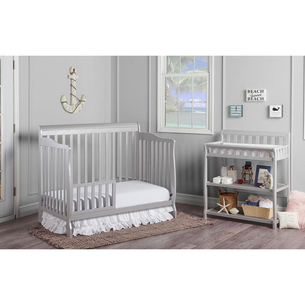 KIDSCOOL - Cuna multifuncional gris