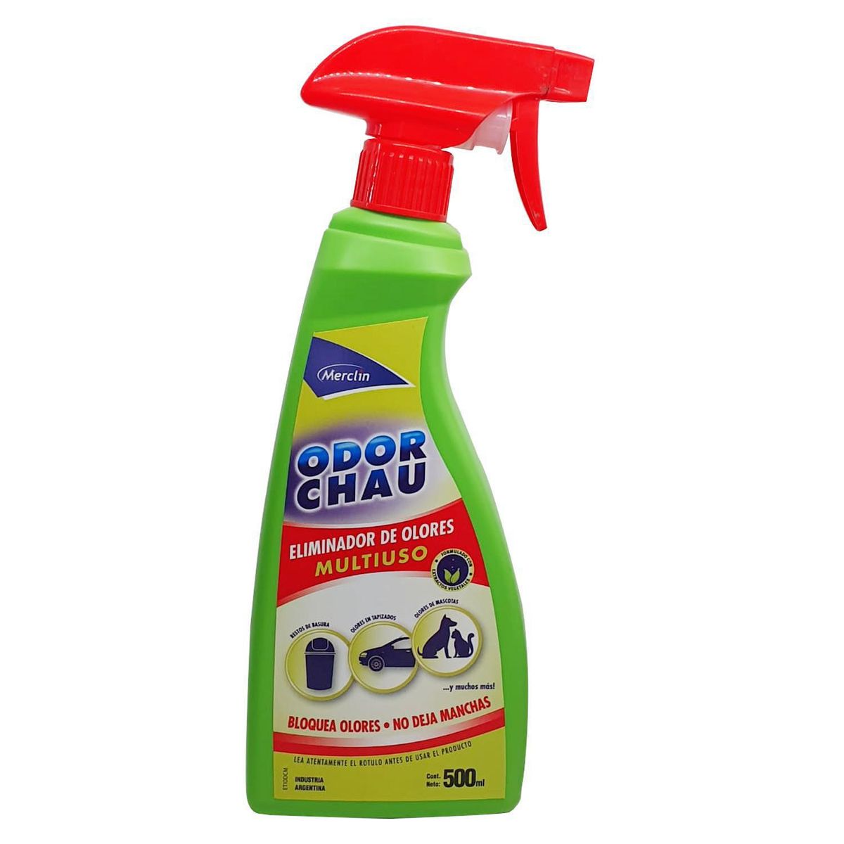 MERCLIN - Eliminador de Olores Multiuso Merclin 500 ml para Mascotas