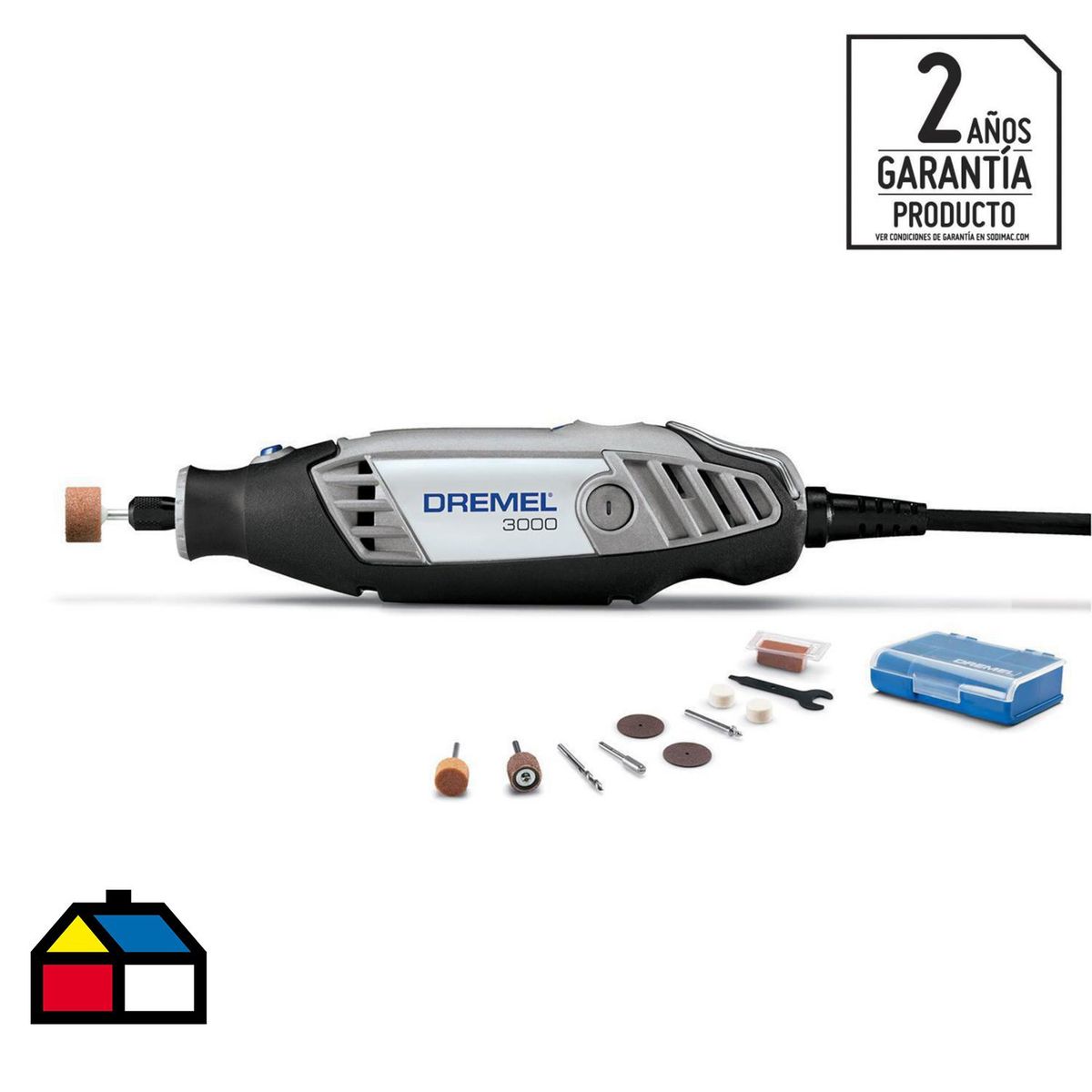 DREMEL - Dremel Herramienta Multipropósito 120W + 10 Accesorios