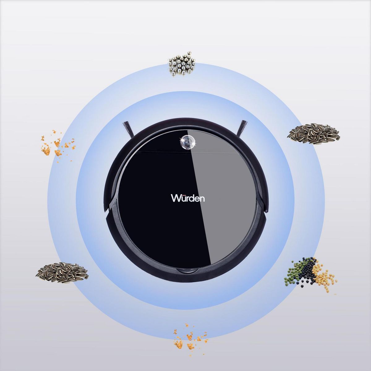 WURDEN - Robot aspiradora 2 en 1