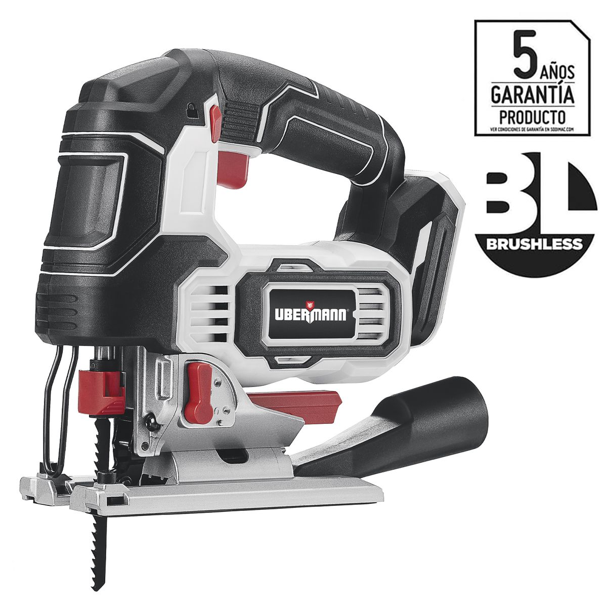 UBERMANN - Sierra Caladora Inalámbrica 20 V Brushless sin Batería