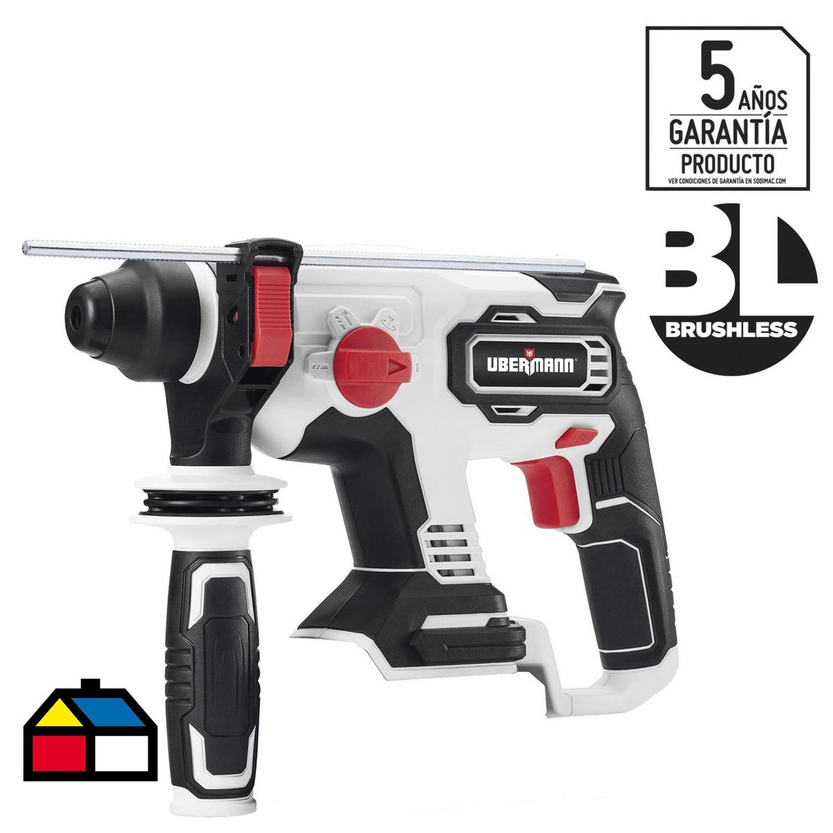 UBERMANN - Rotomartillo Inalámbrico SDS plus 2.0J 20 V Brushless sin Batería
