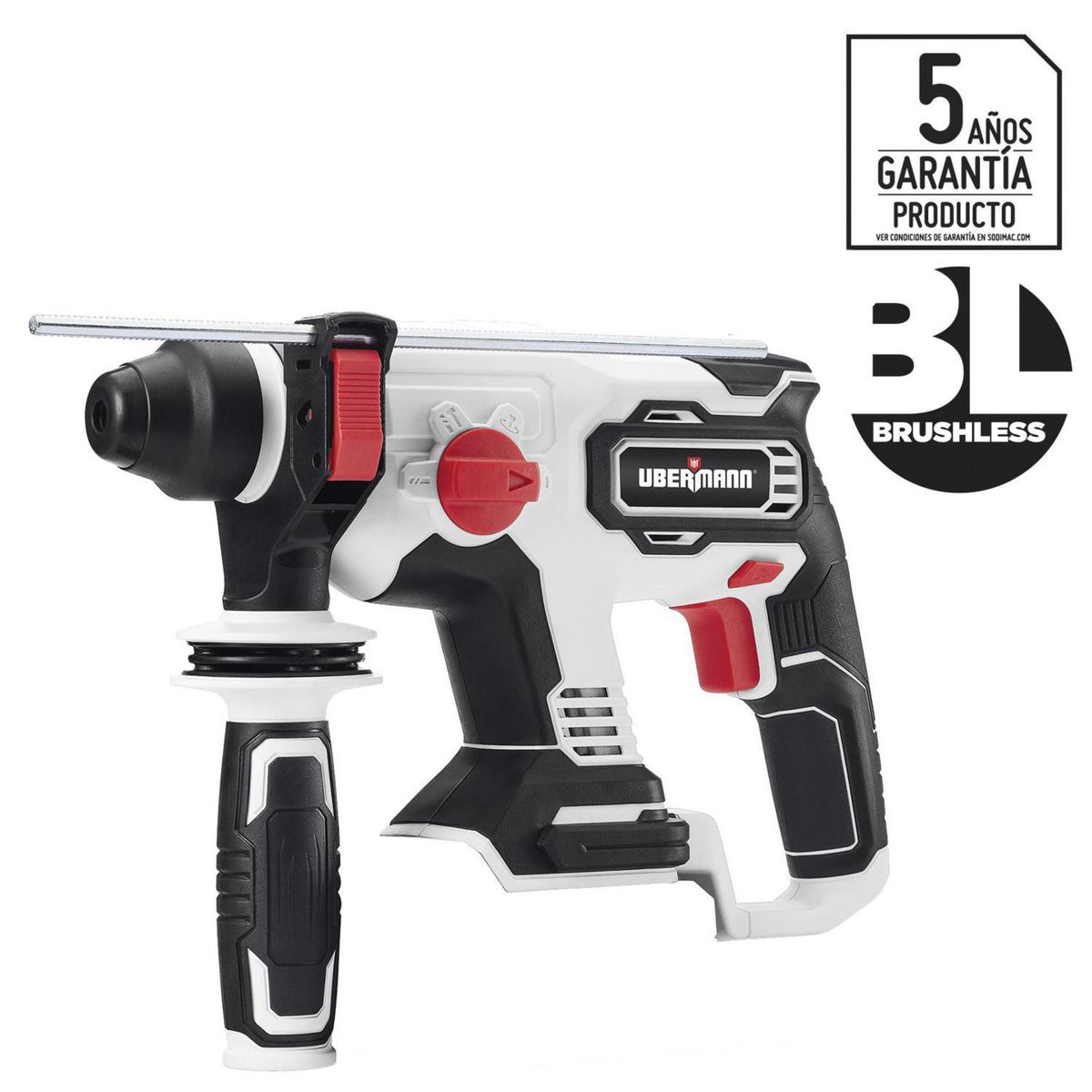 UBERMANN - Rotomartillo Inalámbrico SDS plus 2.0J 20 V Brushless sin Batería