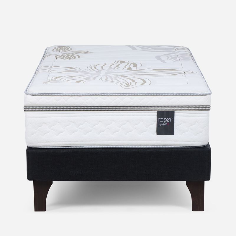 ROSEN - Cama Europea 1.5 plazas Art 4  Negro