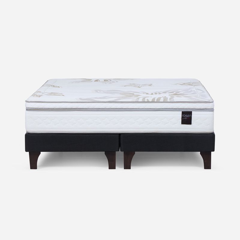 ROSEN - Box Spring King Art 4  Negro