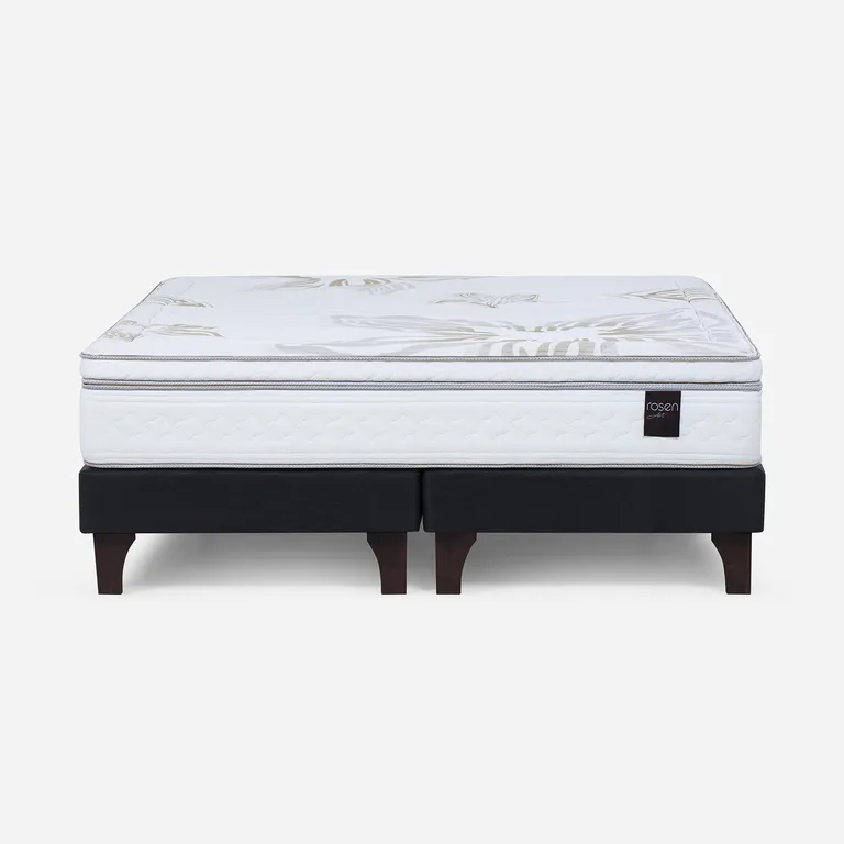 ROSEN Box Spring Super king Box Spring Art 4 Negro