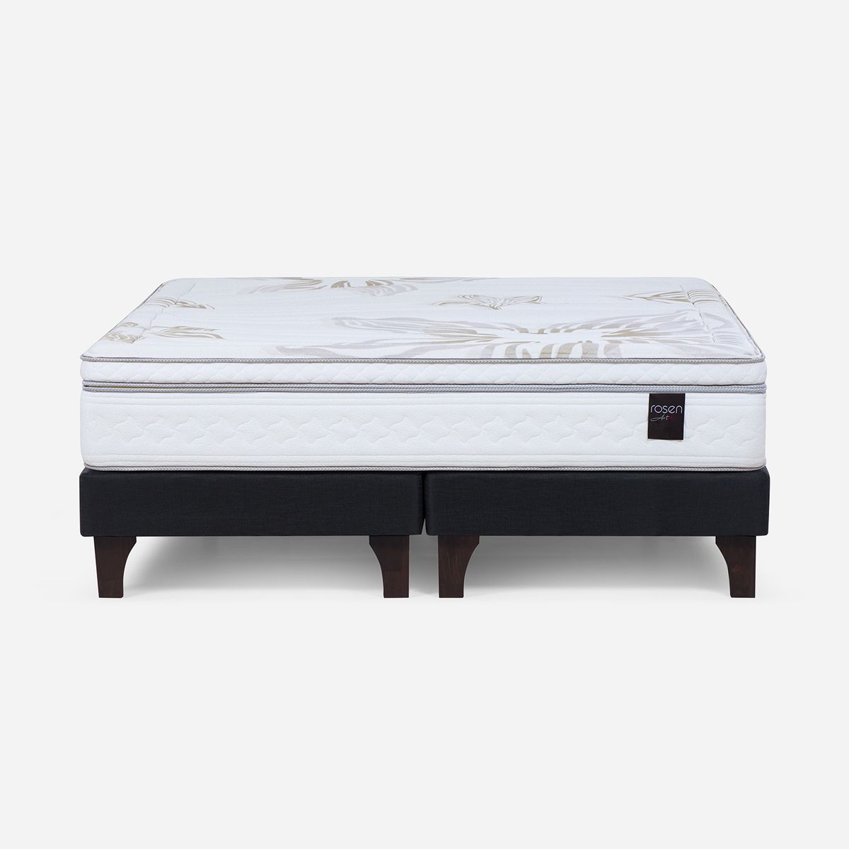 ROSEN - Box Spring Super king Box Spring Art 4 Negro