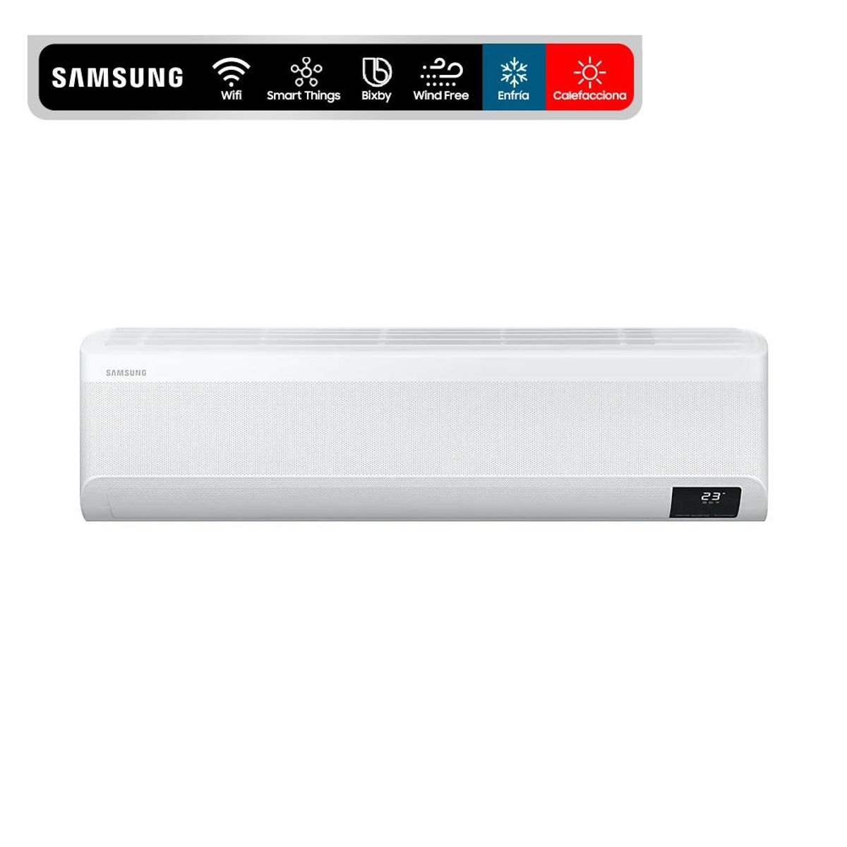 Aire Acondicionado split Wind-Free frío/calor 18.000 BTU, marca SAMSUNG - Foto Principal