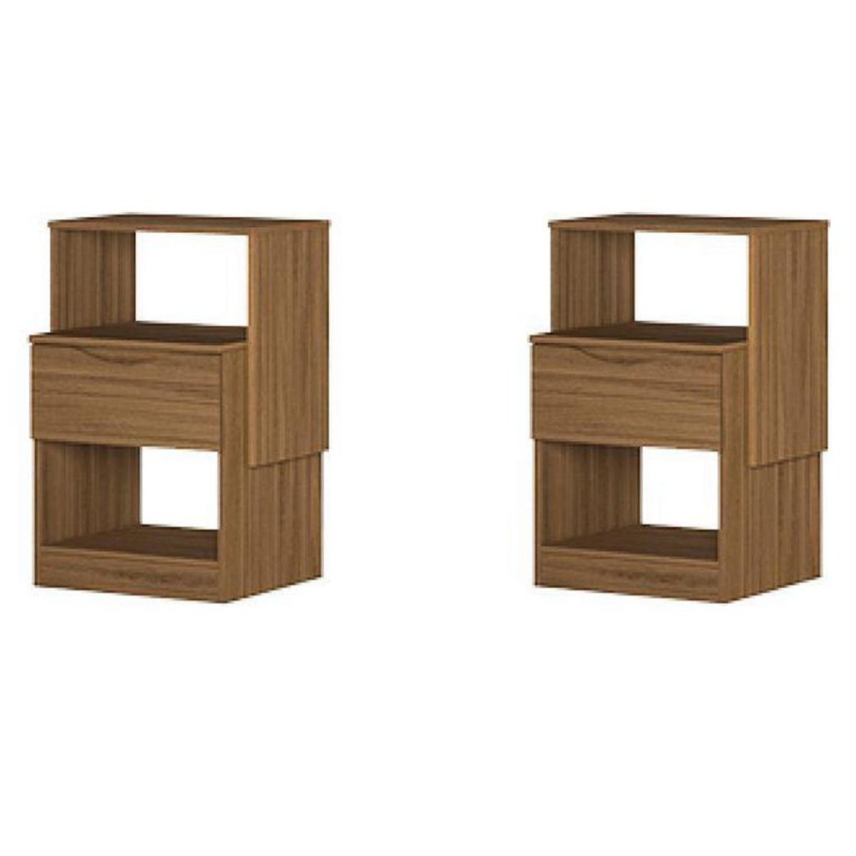 ROCH LTDA - Combo Clóset + Respaldo 1,5 Plazas + 2 Veladores