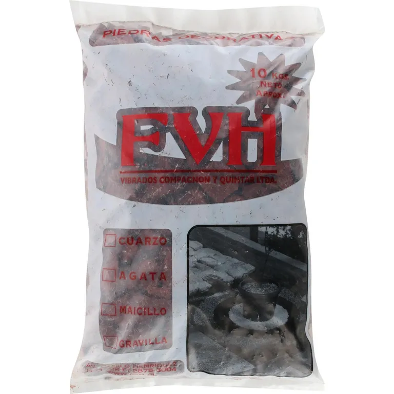 Gravilla saco 10 kg rojo