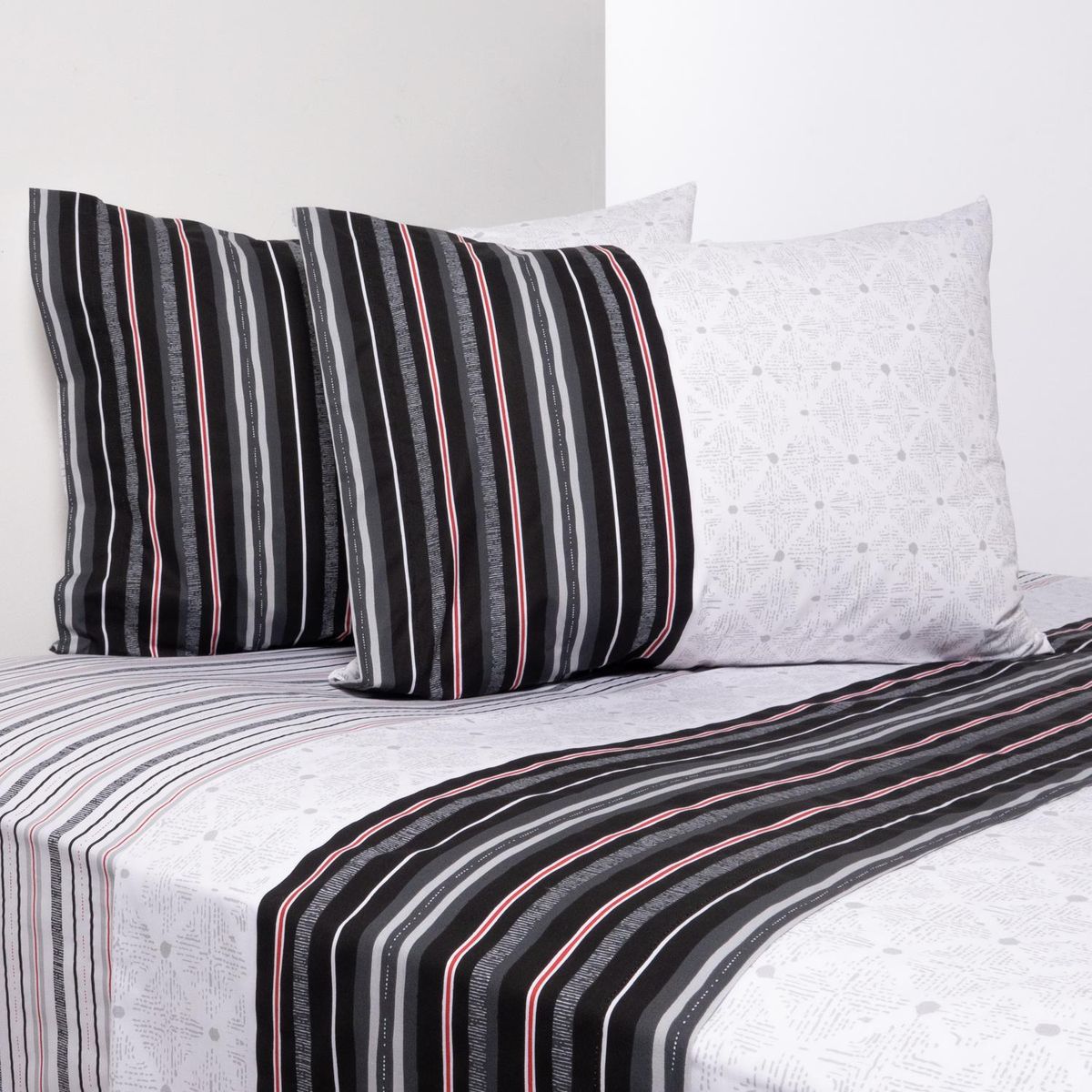 CANNON - Juego de Sábanas Ground 2 plazas 200 Hilos Multicolor