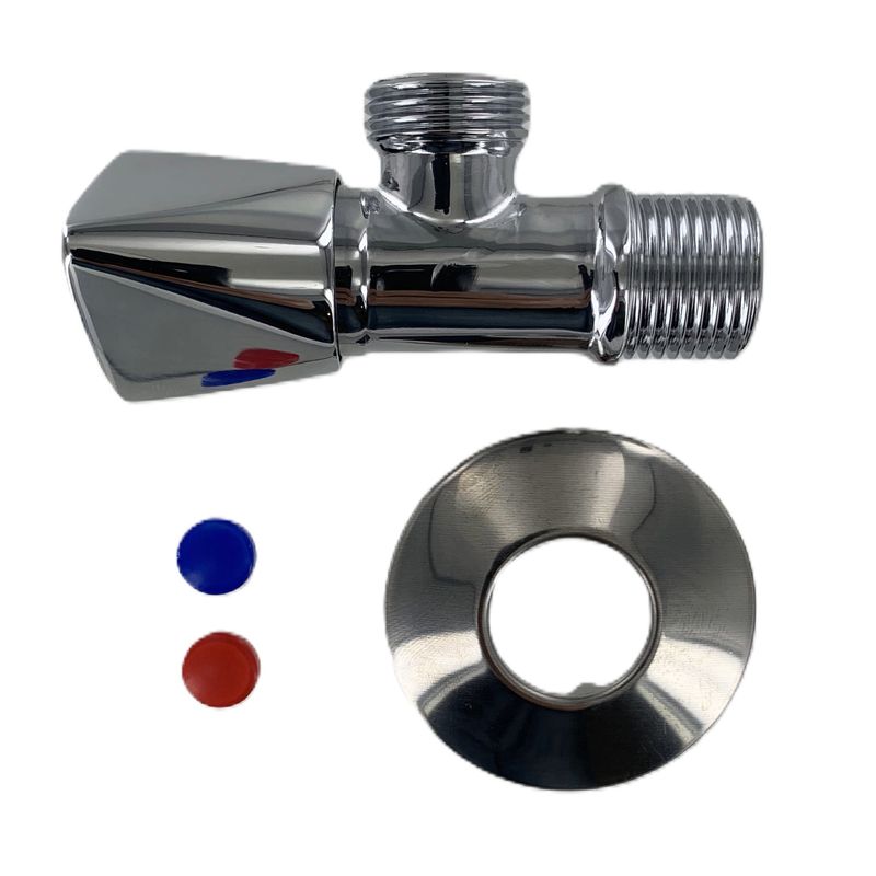 CORSOVALV - Llave Angular Cromada 1/2"x1/2" He He