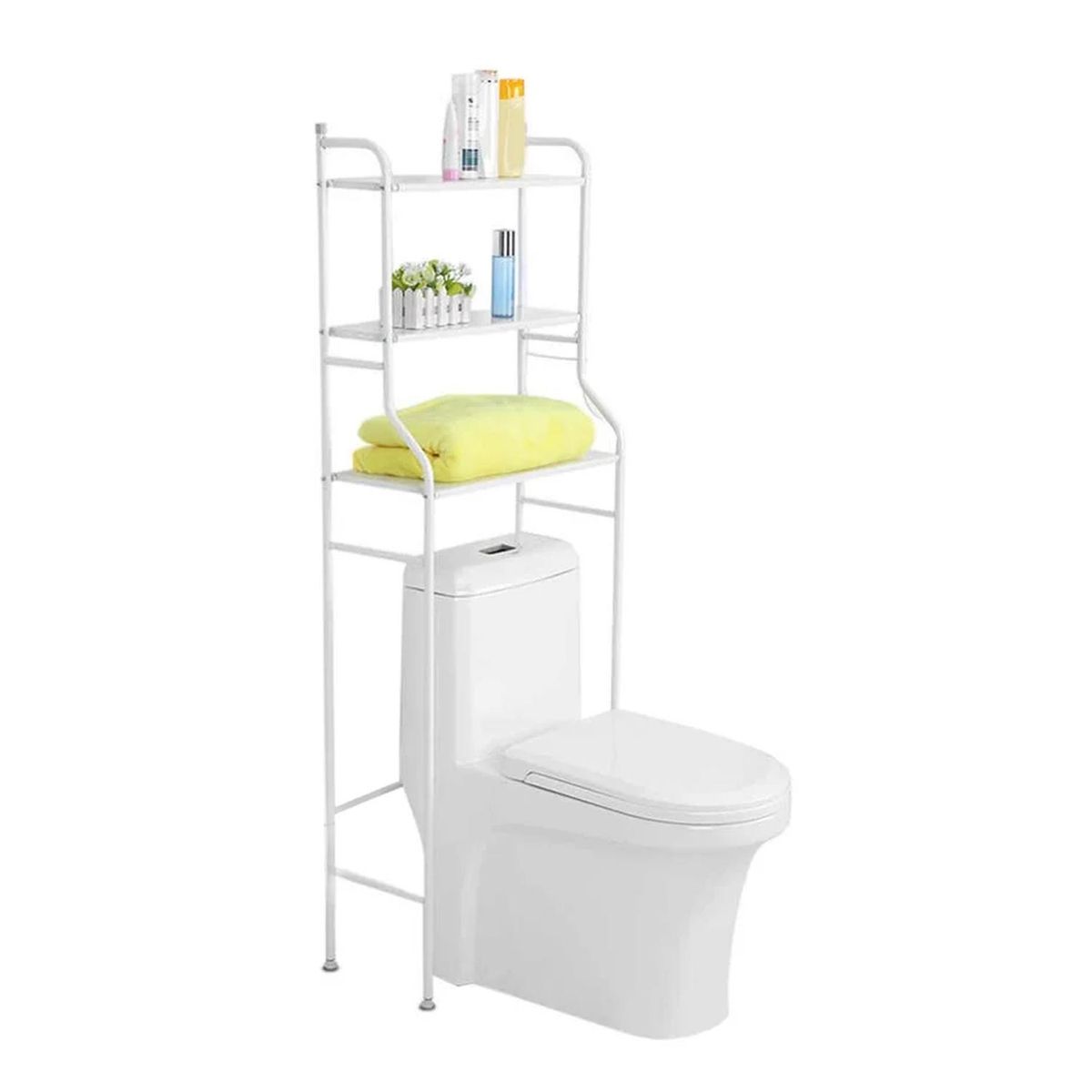 IMPORTADORA USA - Estante Metal 3 Nivel(es) 48x153x25 cm Blanco