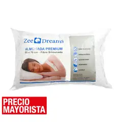 ZEE DREAMS - Almohada acolchada de Poliéster para Dormir 70x50 cm