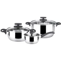 Batería de Cocina 5 Piezas Acero inoxidable Style Plateado