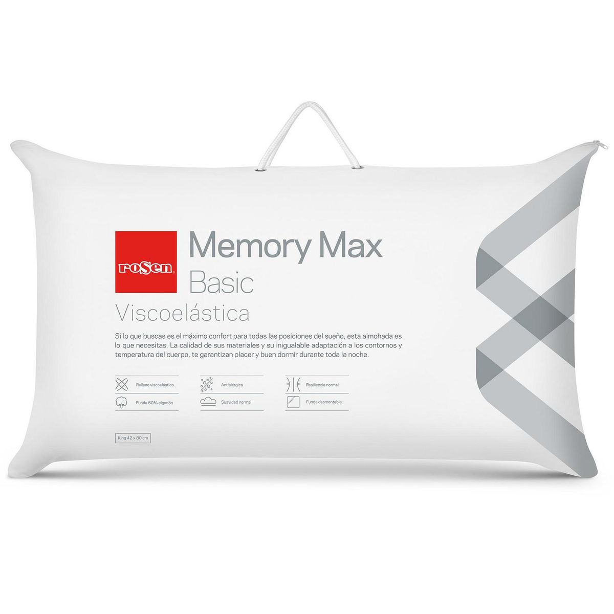 ROSEN - Cama Europea Super King Tempo/Almohada Memory Max