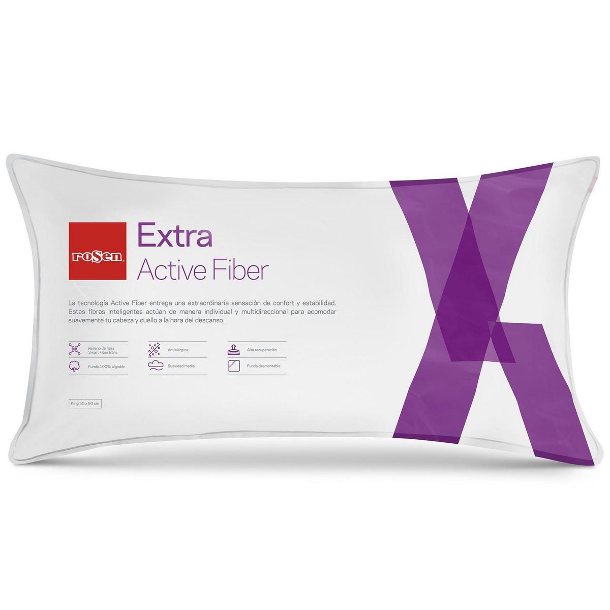 ROSEN - Cama Europea Super King Tempo/Almohada Extra