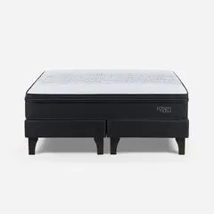 ROSEN - Box Spring Base Dividida 2 plazas Tempo Grafito