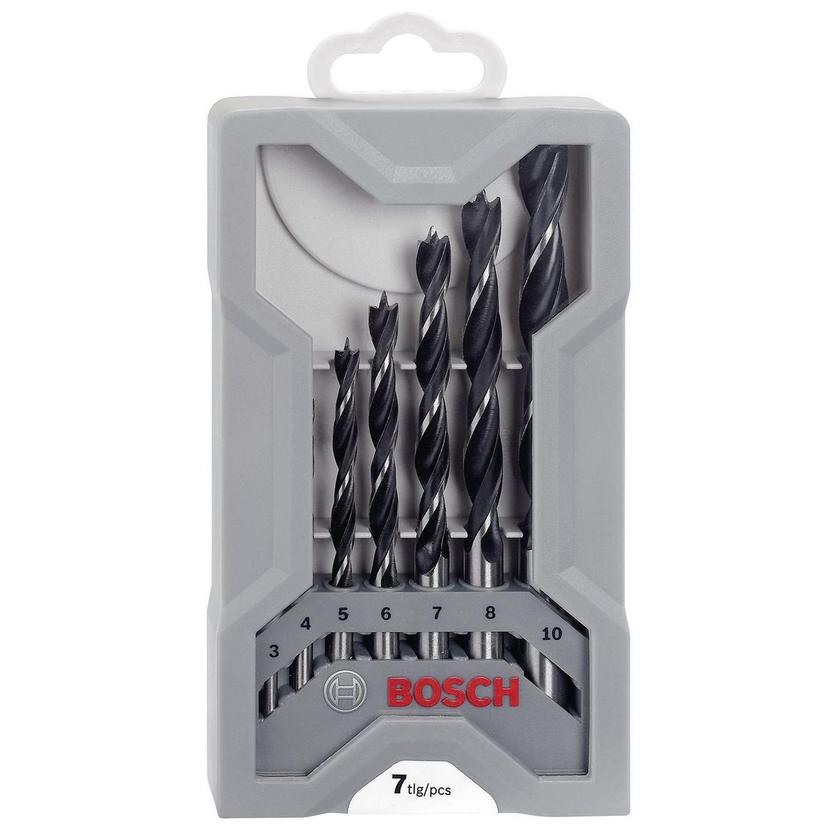 BOSCH - Set Brocas Para Madera 3 A 10 Mm 7 Unidades