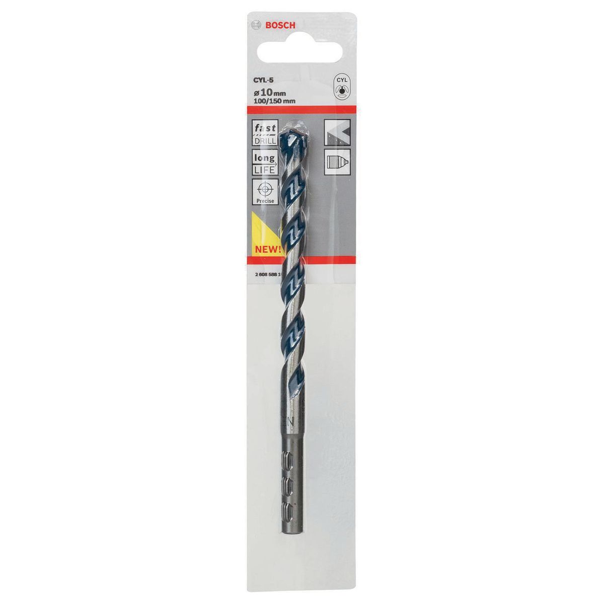 BOSCH - Broca CYL-5 para concreto 10x100x150 mm