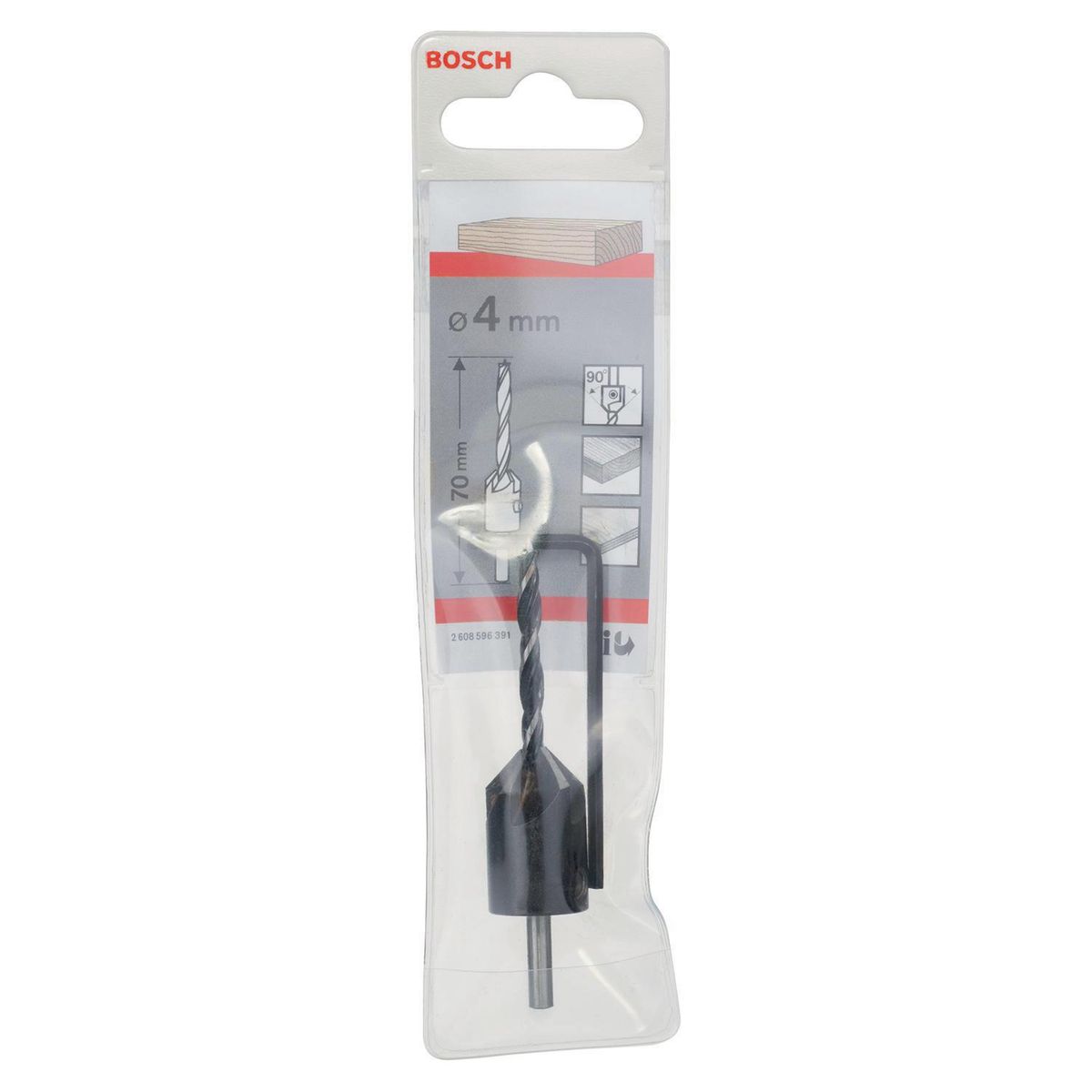 BOSCH - Broca espieral para madera 4x16mm