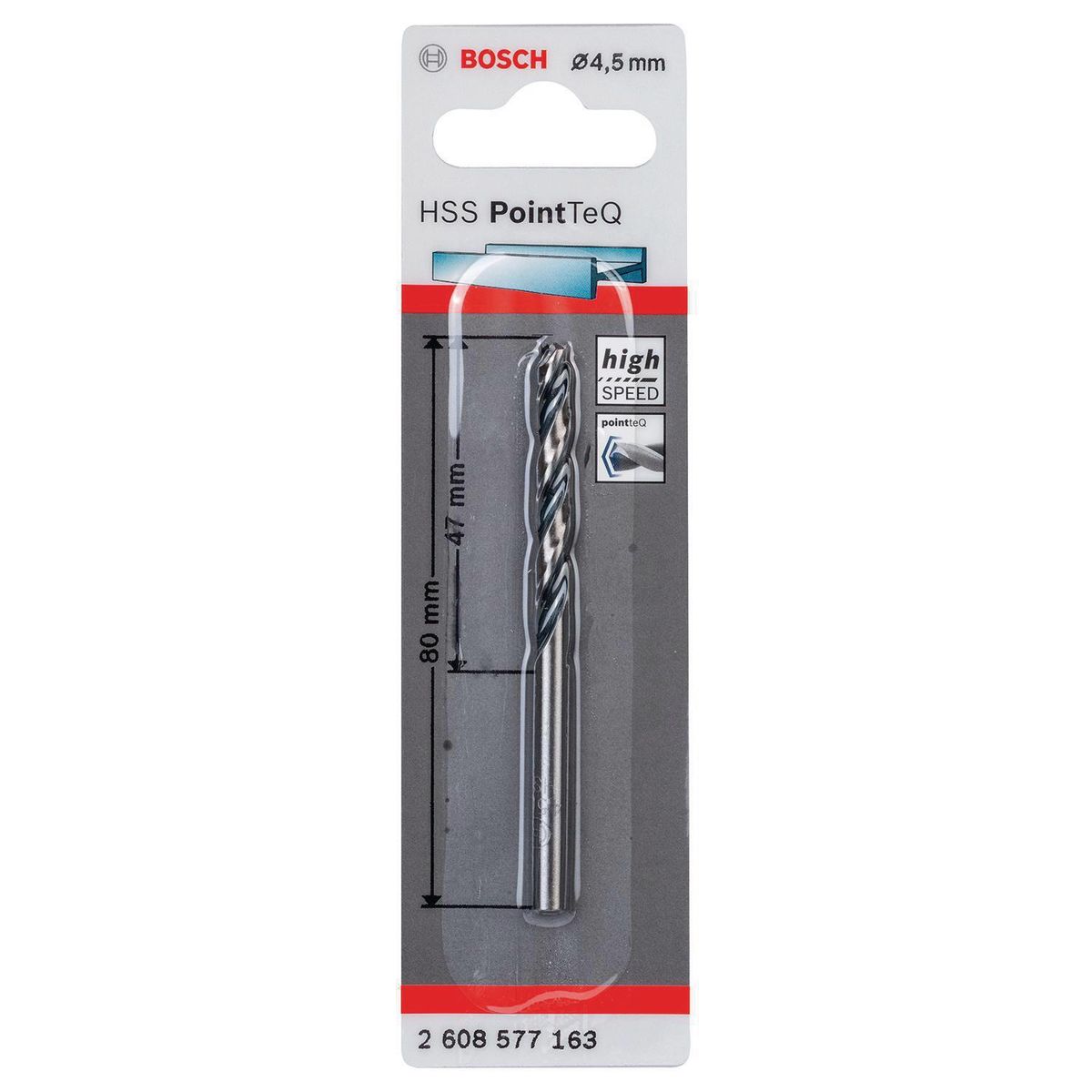 BOSCH - Broca para metal 4.5 mm