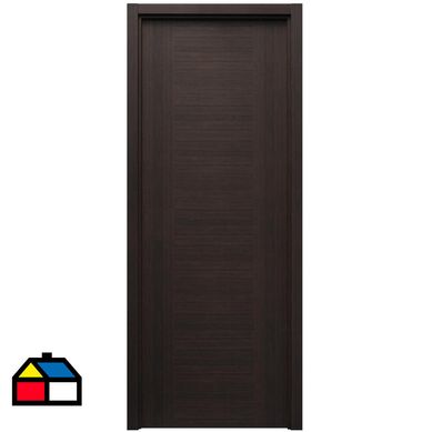 Puerta Tokyo PET (Eco reciclada) 70x200 Precolgada Derecha Chocolate