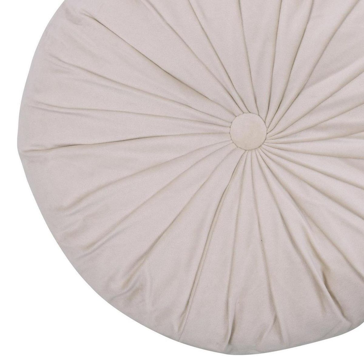 SOHOME - Cojín capitone 45 cm beige