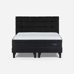 ROSEN - Cama 2 plazas Tempo Grafito