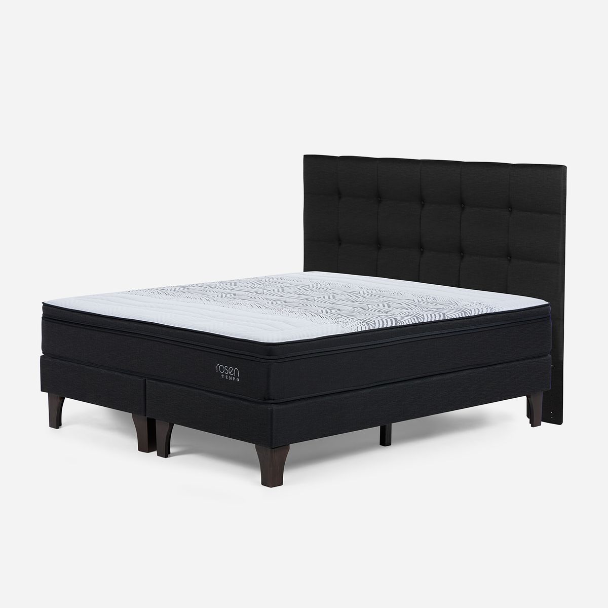 ROSEN - Cama 2 plazas Tempo Grafito