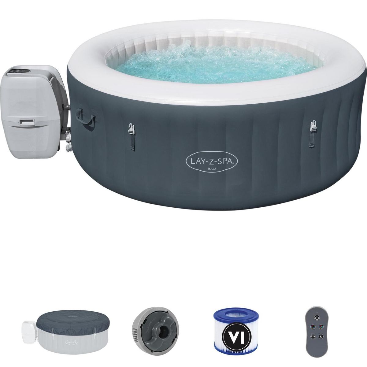 BESTWAY - Spa inflable vancouver airjet plus lay-z 3-5 personas