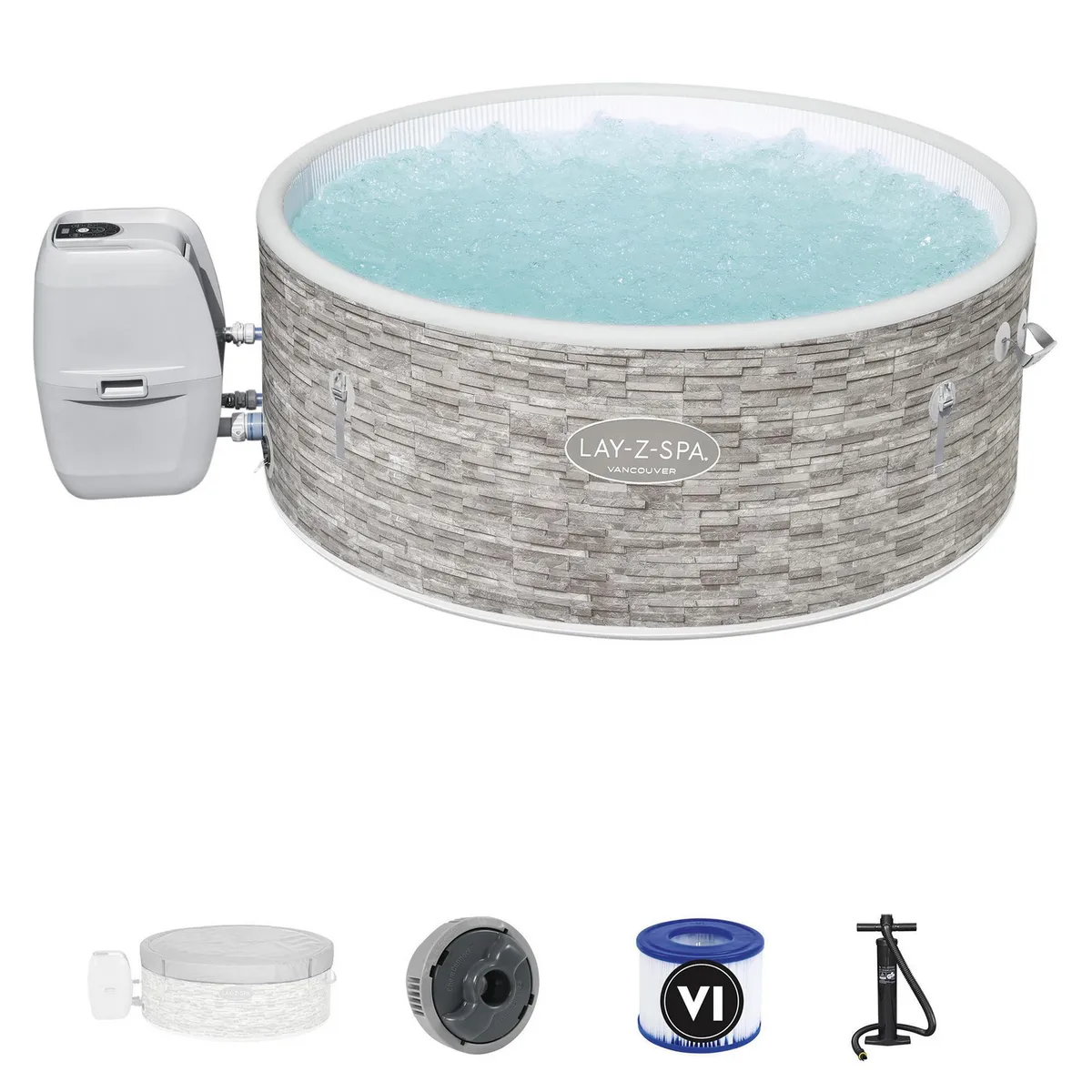 BESTWAY - Spa inflable vancouver airjet plus lay-z 3-5 personas