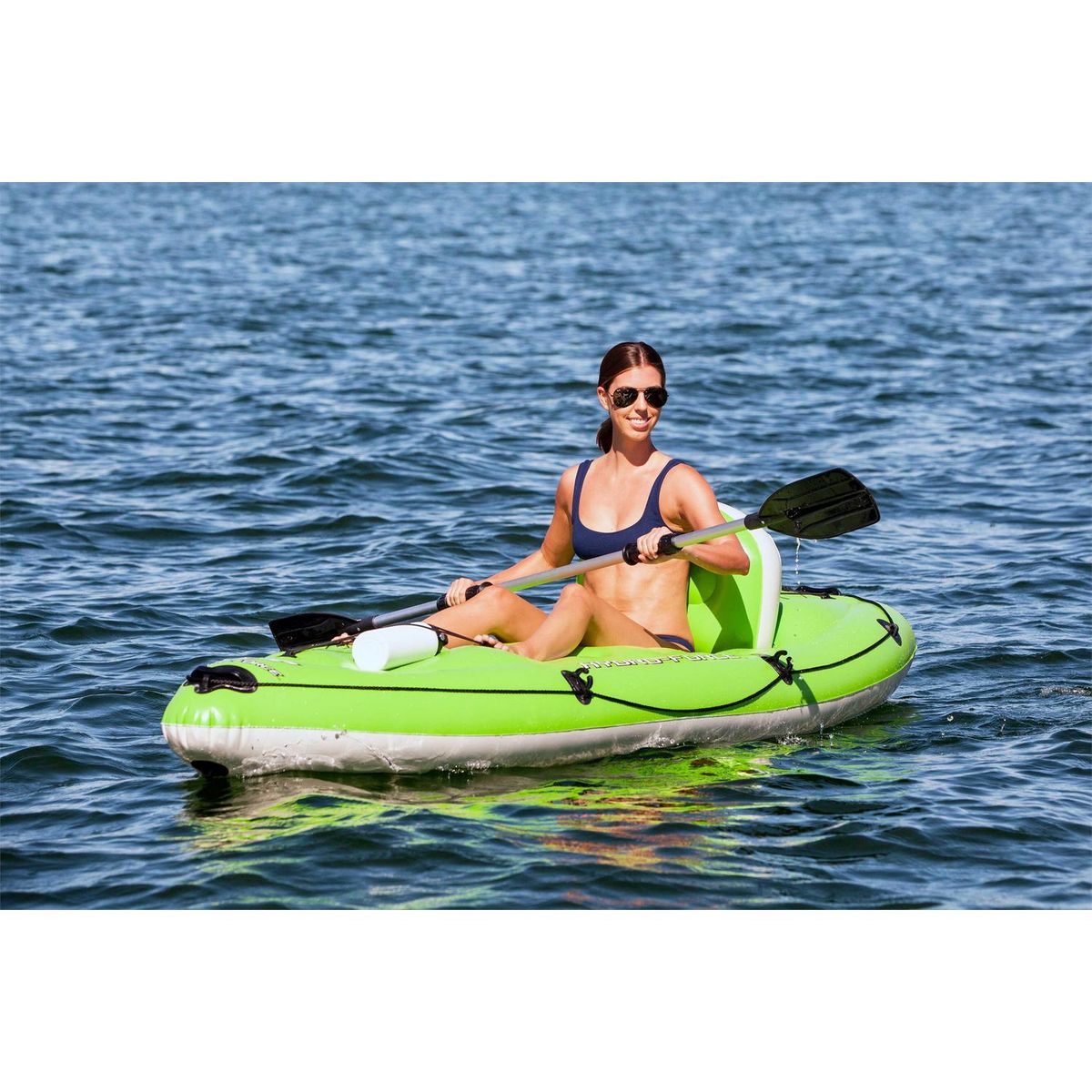 BESTWAY - Kayak de Pesca Inflable 1 Persona(s) 270x100 cm Verde