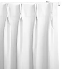 JUST HOME COLLECTION - Cortina Tela Black Out Blanco Ancho 100 cma200 cm Alto 241 cma260 cm