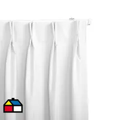 JUST HOME COLLECTION - Cortina Tela Black Out Blanco Ancho 251 cma300 cm Alto 75 cma240 cm