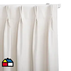 JUST HOME COLLECTION - Cortina Tela Black Out Crudo Ancho 100 cma200 cm Alto 241 cma260 cm