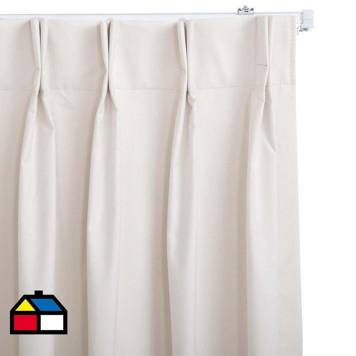 JUST HOME COLLECTION - Cortina Tela Black Out Crudo Ancho 201 cma250 cm Alto 241 cma260 cm