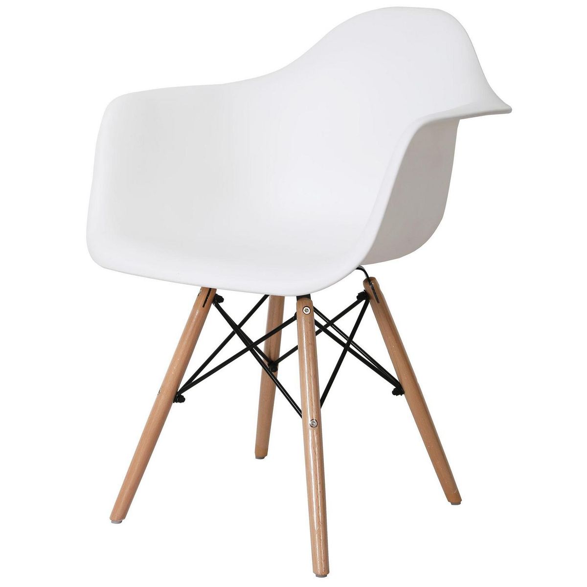 JUST HOME COLLECTION - Silla Gales Blanco 79x62x60 cm