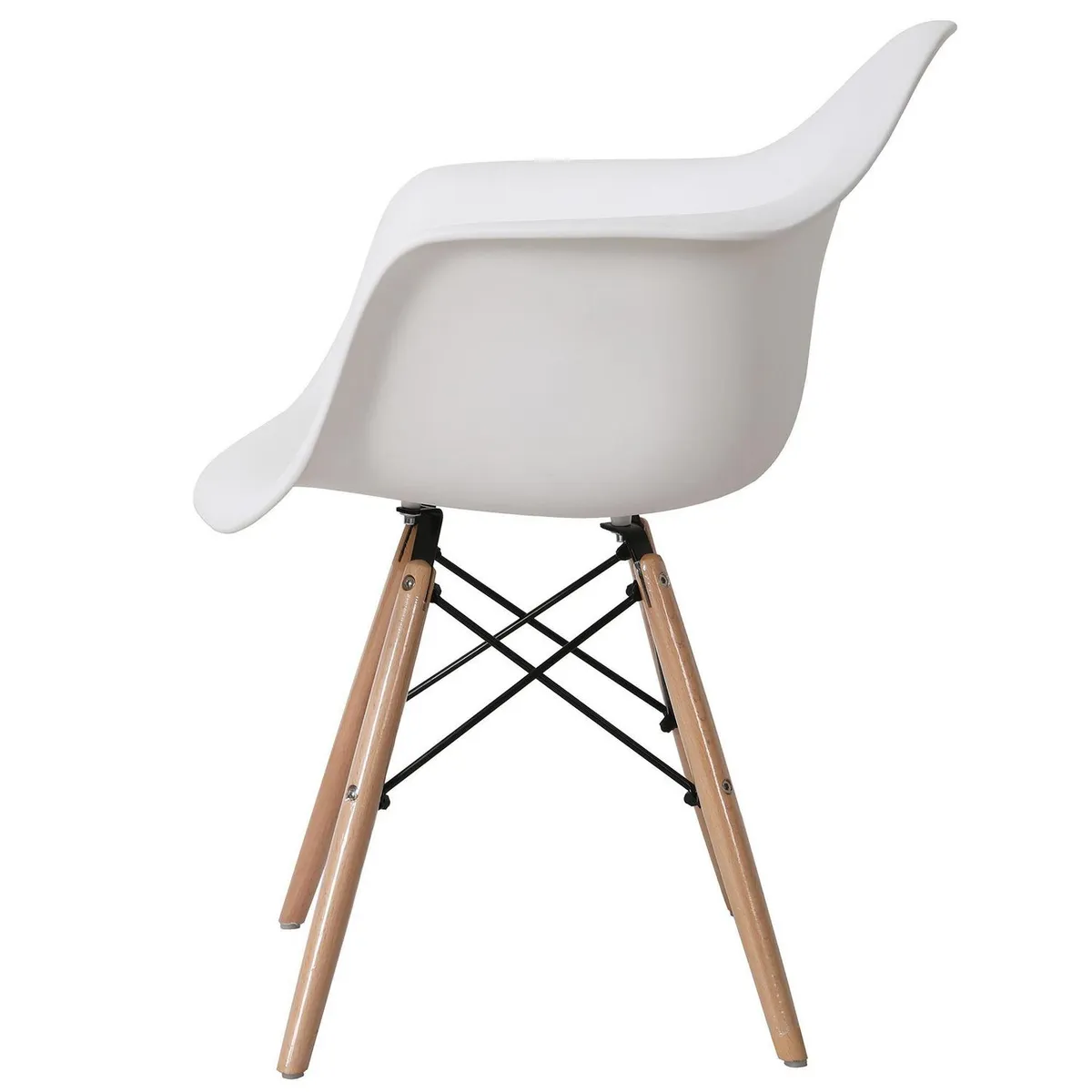 JUST HOME COLLECTION - Silla Gales Blanco 79x62x60 cm