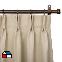 JUST HOME COLLECTION - Cortina Tela SunOut Beige Ancho 100 cm a 200 cm Alto 261 cm a 320 cm