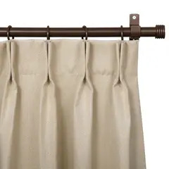 JUST HOME COLLECTION - Cortinas de Telas Modelo Sun Out Color Beige Con Instalación Y Barra Incluido Con Medidas en Ancho Entre 241 CMS A 260