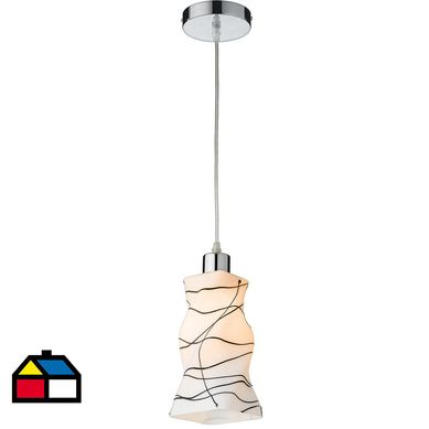 Lmpara colgante 1 luz E27.