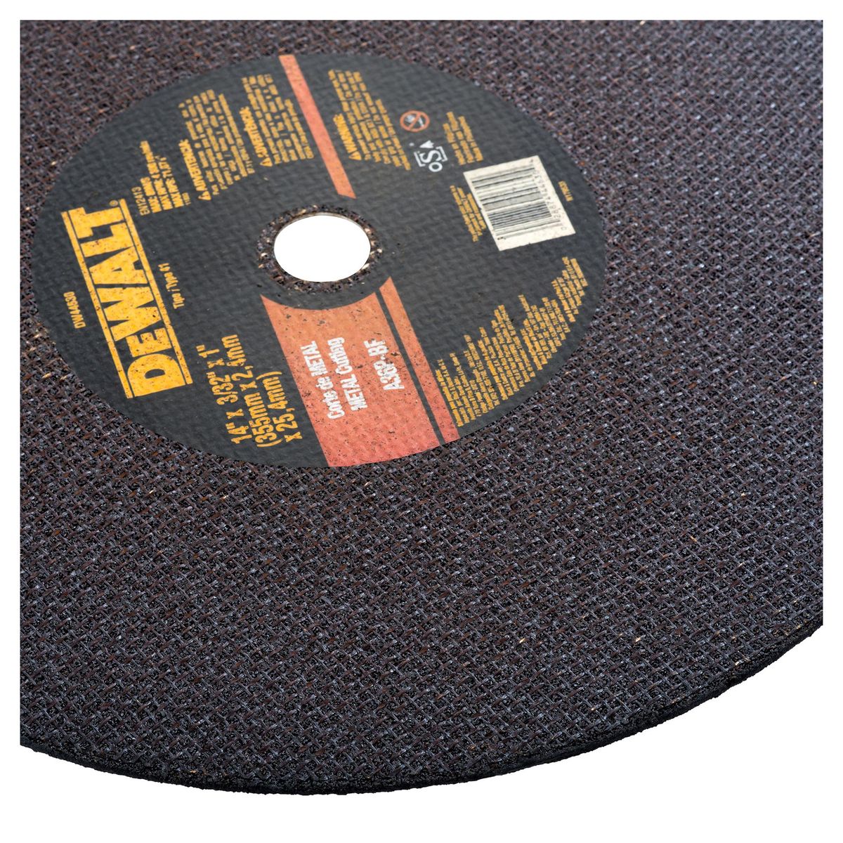 DEWALT - Disco de corte metal 14" óxido de aluminio