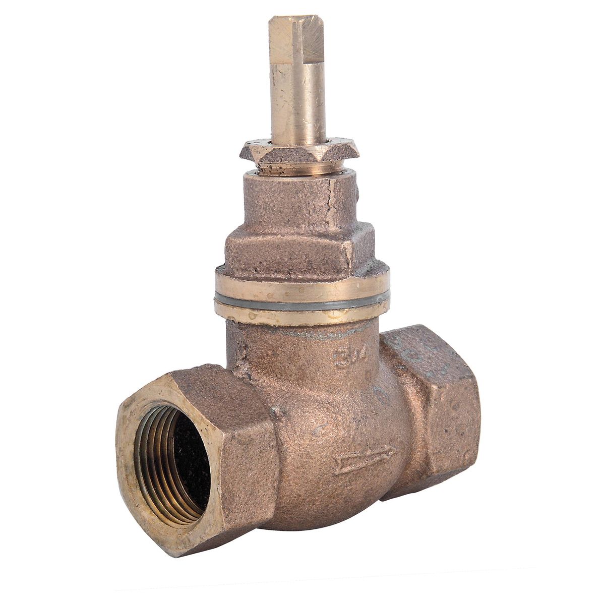 NIBSA - Llave de paso 3/4" HI bronce