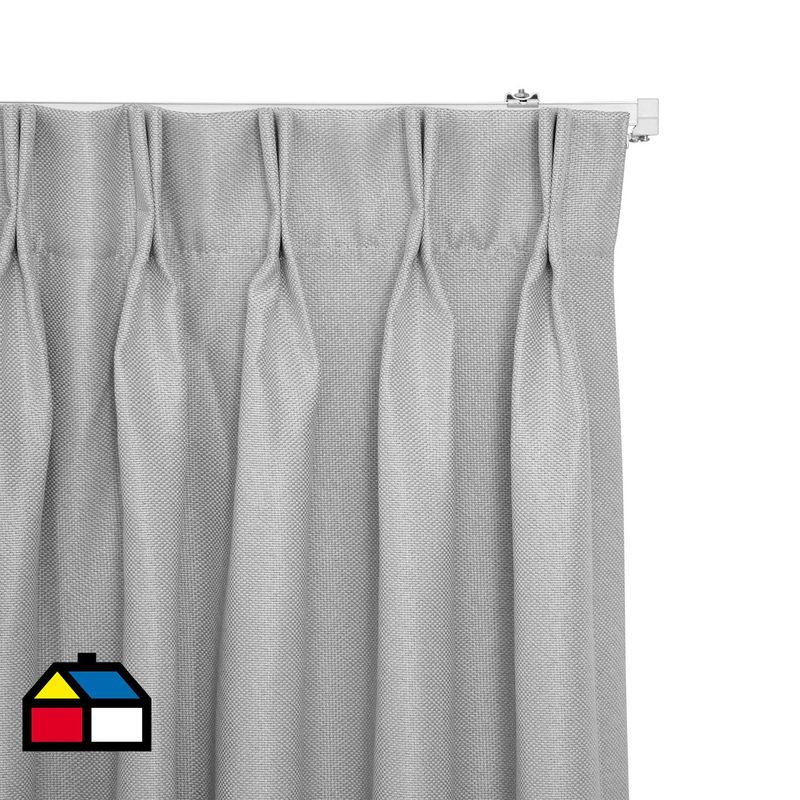 JUST HOME COLLECTION - Cortina Tela SunOut Gris/Plata Ancho 251 cma300 cm Alto 241 cma260 cm