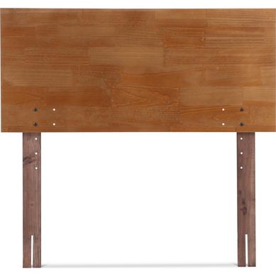 Respaldo 1,5 plazas 120x54x3 cm nogal