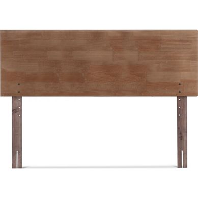 Respaldo 2 plazas 160x54x3 cm nogal