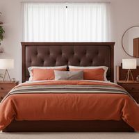 Respaldo King Brera Terracota/marrón