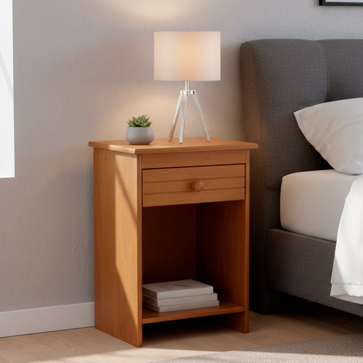 ROSEN - Velador 1 Cajón Tabor 40.7x61.5x31.7 cm