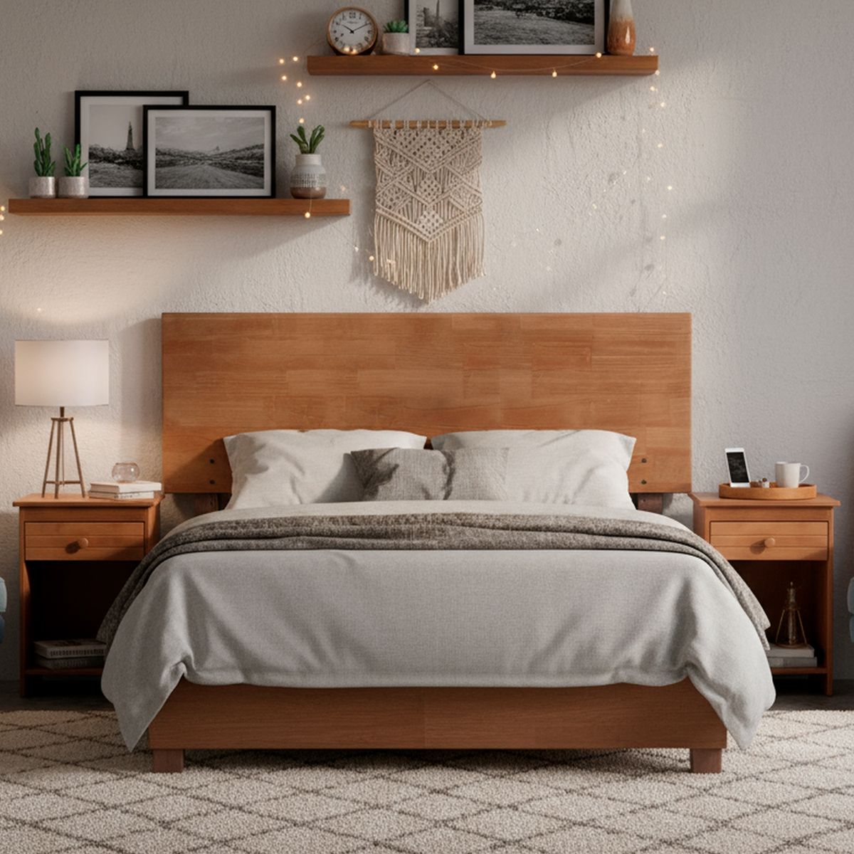 ROSEN - Respaldo 2 Plazas + 2 Veladores